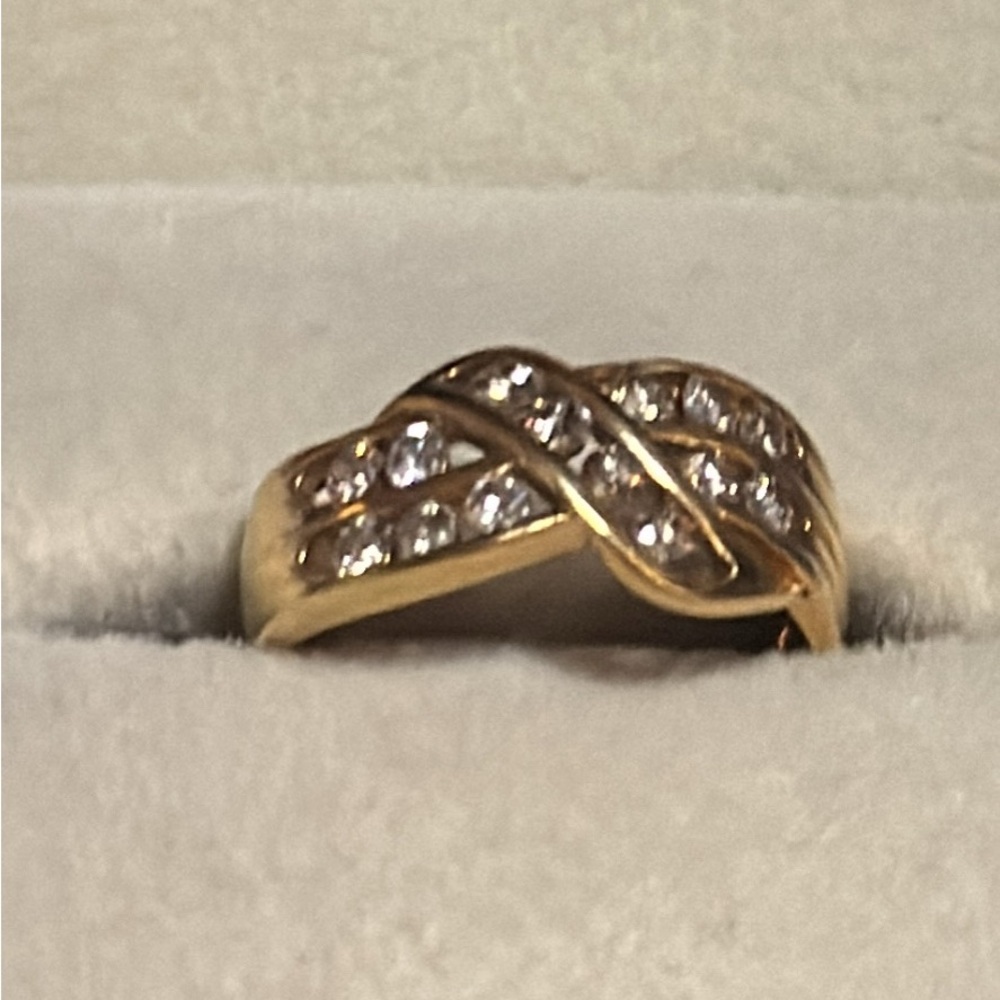 K18 with Diamonds Women's Ring